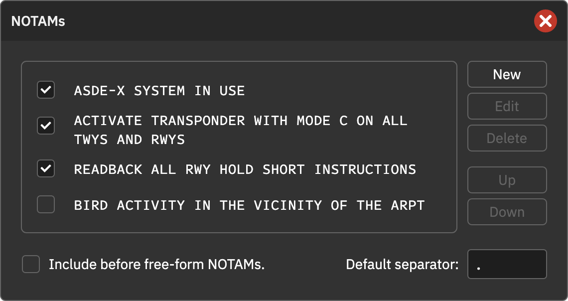 NOTAMs